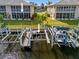 Waterfront condo with boat dock featuring boat lift, great for boaters and water enthusiasts at 220 Coldeway Dr # 211, Punta Gorda, FL 33950
