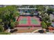 Aerial view of the tennis courts of the community at 2300 Aaron St # 106, Port Charlotte, FL 33952