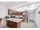 Modern kitchen featuring stainless steel appliances and granite countertops at 2300 Aaron St # 106, Port Charlotte, FL 33952
