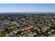 Home aerial view showcasing location close to the water and surrounding neighborhood at 3124 Crestwood Dr, Port Charlotte, FL 33952