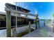Convenient boat lift for effortless boat storage and maintenance, enhancing the waterfront lifestyle at 333 Santander Ct, Punta Gorda, FL 33950