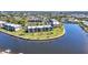 Waterfront condos with lush landscaping, palm trees, a pool and stunning water views at 601 Shreve St # 36C, Punta Gorda, FL 33950