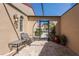 Relaxing courtyard with a tiled floor, covered ceiling, and seating area, perfect for outdoor enjoyment at 1780 Deborah Dr # 25, Punta Gorda, FL 33950