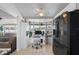 Light-filled breakfast nook area with a bay window and a view of the lanai at 21194 Edgewater Dr, Port Charlotte, FL 33952