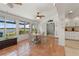 Dining area features large windows offering great views of the water at 2308 Harbour Dr, Punta Gorda, FL 33983
