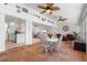 Open living space featuring a sunroom, living room, and kitchen at 2308 Harbour Dr, Punta Gorda, FL 33983