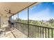 Relax on this screened balcony with ceiling fan and enjoy stunning views of the water at 25188 Marion Ave # E409, Punta Gorda, FL 33950