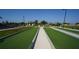 The beautiful bocce ball court offers a scenic view for leisurely games and relaxation at 25325 E Lenox Cir, Punta Gorda, FL 33950