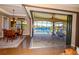 Dining area with views of the pool and patio area at 3606 Whippoorwill Blvd, Punta Gorda, FL 33950