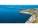 Beautiful aerial view of the coastline, bridge, and blue ocean waters at 1230 Royal Tern Dr, Punta Gorda, FL 33950