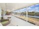 Screened in patio offering beautiful waterfront views at 1791 Belle Ct, Punta Gorda, FL 33950