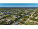 An aerial view of a waterfront community with canal access to the Gulf at 18417 Ohara Dr, Port Charlotte, FL 33948