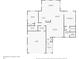 Detailed floor plan showcases the layout with dimensions for each room, including the living room, kitchen, and bedrooms at 18462 Alphonse Cir, Port Charlotte, FL 33948