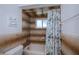 Bathroom with shower and bathtub, decorative tile, vanity, and sign at 23051 Elmira Blvd, Punta Gorda, FL 33980