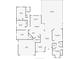 Detailed floor plan showcasing layout, dimensions, and relationship between spaces at 3172 Sikeston Ave, North Port, FL 34286