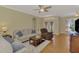 Inviting living room featuring hardwood floors and neutral decor at 3172 Sikeston Ave, North Port, FL 34286