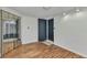 Bedroom with wood floors and closet at 3243 Elkcam Blvd, Port Charlotte, FL 33952