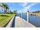Beautiful waterfront property offering a private dock with easy access to the canal and waterfront living at 412 Panarea Dr, Punta Gorda, FL 33950