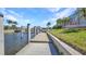 Home with private dock and boat lift on a scenic canal, providing convenient waterfront access at 412 Panarea Dr, Punta Gorda, FL 33950