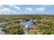 This waterfront home sits on a point, with canal access at 535 Ramblewood St, Port Charlotte, FL 33953