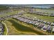 An aerial view shows the beautiful real estate and landscaping that surround the property at 15931 Sugar Hill Dr, Punta Gorda, FL 33982