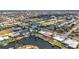 Expansive waterfront community with numerous canals, homes with private docks, and lush tropical landscaping at 2350 W Marion Ave, Punta Gorda, FL 33950