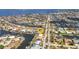 Aerial view features waterfront homes featuring private docks and pools are easily accessible to ocean waterways at 2350 W Marion Ave, Punta Gorda, FL 33950
