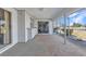 Spacious screened lanai with concrete flooring, offering outdoor living and canal views at 2350 W Marion Ave, Punta Gorda, FL 33950