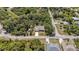 Aerial view of the property and surrounding neighborhood at 2631 Tomaso Rd, North Port, FL 34287
