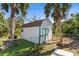 Backyard storage shed perfect for all your outdoor needs at 2631 Tomaso Rd, North Port, FL 34287