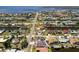 Expansive aerial view of a coastal community with waterfront properties and canal access to the ocean at 4279 Harbor Blvd, Port Charlotte, FL 33952