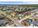 Aerial view of a waterfront community with canals, homes, and lush landscaping at 4279 Harbor Blvd, Port Charlotte, FL 33952