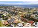 Wide real estate aerial view of coastal waterfront community with many canals and ocean access at 4279 Harbor Blvd, Port Charlotte, FL 33952