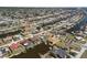 Extensive aerial view of a waterfront community with multiple canals, homes and ocean access at 4279 Harbor Blvd, Port Charlotte, FL 33952