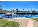 Waterfront property with boat dock, lift, and chairs providing easy access to the waterways, perfect for boating enthusiasts at 815 Via Formia, Punta Gorda, FL 33950