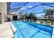 Bask in the sun in this inviting caged pool area, complete with tropical landscaping for a private oasis at 815 Via Formia, Punta Gorda, FL 33950