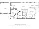 Detailed floor plan showcasing the layout of the home, including bedrooms, bathrooms, and living spaces at 9020 Eagle Bay Ct, North Port, FL 34287