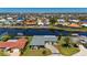 Stunning aerial view of a waterfront home with a private dock and easy canal access at 1206 Winward Ct, Punta Gorda, FL 33950