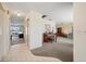 Open living area with views to waterfront, tile flooring and neutral decor at 1206 Winward Ct, Punta Gorda, FL 33950