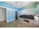 Bedroom with built-in bed and a modern color palette at 16180 Forest Glen Ct, Punta Gorda, FL 33982