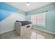 Bedroom with built-in bed and modern color palette at 16180 Forest Glen Ct, Punta Gorda, FL 33982