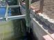 Dock construction detail showing the sturdy support beams and water access at 2061 S Pine St, Englewood, FL 34224