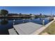 Private dock for boating and enjoying waterfront living at 234 Tait Se Ter, Port Charlotte, FL 33952