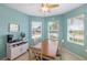 Cozy dining area bathed in natural light, perfect for intimate meals and casual gatherings at 25292 E Lenox Cir, Punta Gorda, FL 33950
