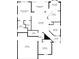 Detailed floor plan showcasing the layout of the home's rooms and dimensions at 478 Winwood Ct, Port Charlotte, FL 33954