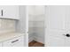 Pantry with wire shelving and quartz countertops at 5355 Granicus St, North Port, FL 34286