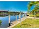 This waterfront home features a private dock on a beautiful canal at 1311 Pine Siskin Dr, Punta Gorda, FL 33950