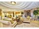 Elegant lobby with comfortable seating, stylish decor, and a welcoming atmosphere for residents and guests at 1848 Birmingham Blvd, Port Charlotte, FL 33980