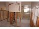 Unfinished bathroom with exposed framing and shower at 285 Bal Harbor Blvd, Punta Gorda, FL 33950