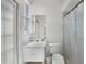 Bright bathroom features a single sink vanity and shower/tub combo at 341 Segovia Dr, Punta Gorda, FL 33950